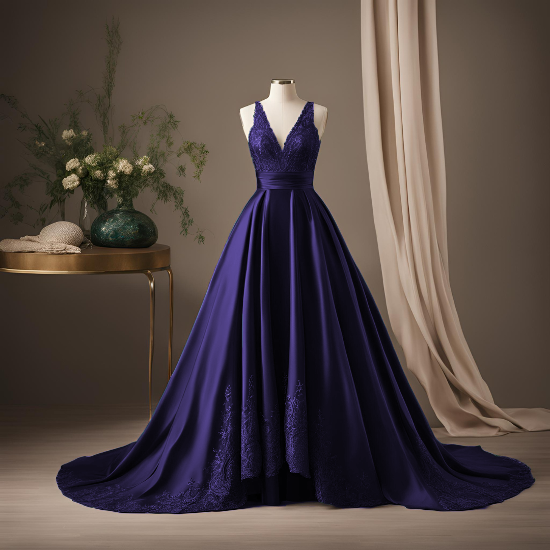 Unser Smaragd des Abends in Mitternachtsblau